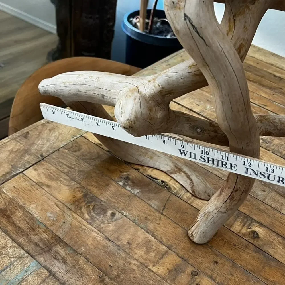 Large Organic Free Form Wood Sculpture Natural 21
